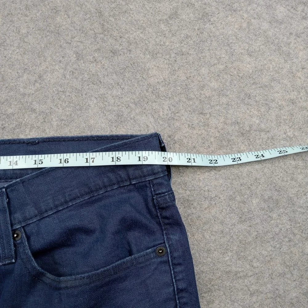 Levis Jeans Mens 40x30‎ Dark Wash Blue Regular Straight Stretch Denim Pants